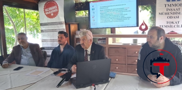 İMO Tokat’tan Yapı Ruhsatlarında Yeni Uyarı: “Yetkinlik Denetlenmeli, İmzacılık Sona Ermeli”