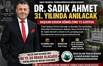 Başkan Erdem'e, Dr. Sadık Ahmet'i Anma Programı İçin Gümülcine'den Davet